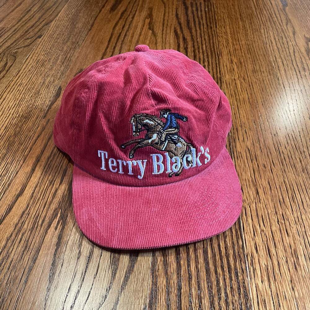 Terry Black's Red Corduroy Snapback Hat